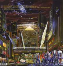 Okładka płyty winylowej artysty Iron Maiden o tytule Somewhere in Time