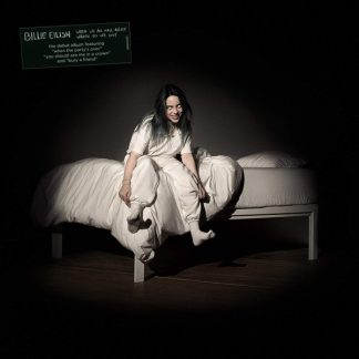 Okładka płyty winylowej artysty Billie Eilish o tytule When We All Fall Asleep, Where Do We Go?