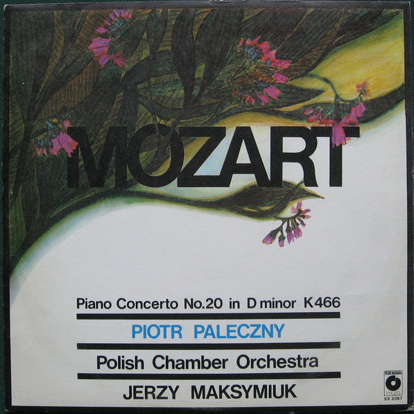 Wolfgang Amadeusz Mozart, Piotr Paleczny, Polish Chamber Orchestra, Jerzy Maksymiuk – Piano Concerto No.20 in D minor K466 [Vinyl LP] (NM/NM)