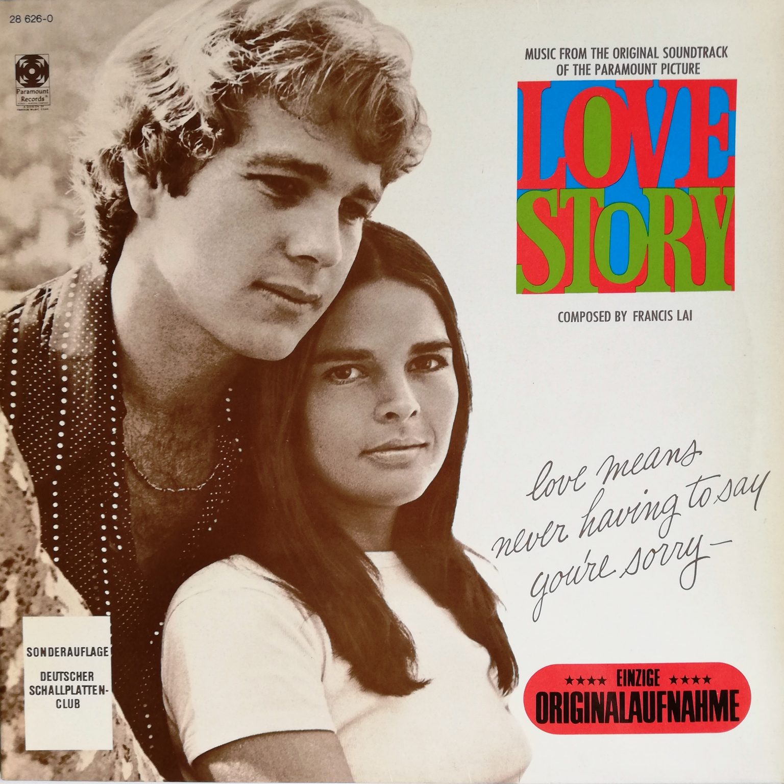 Francis Lai – Love Story [Vinyl LP] (VG/VG)