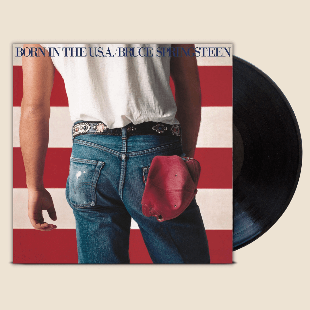 Okładka płyty winylowej artysty Bruce Springsteen o tytule Born In The U.S.A