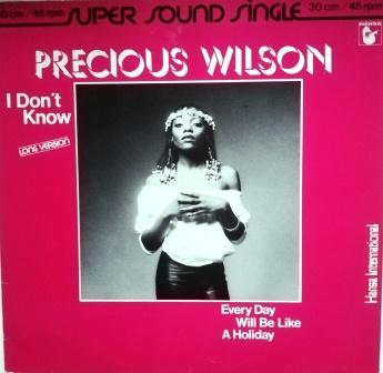 Precious Wilson – I Don’t Know (Long Version) 12″