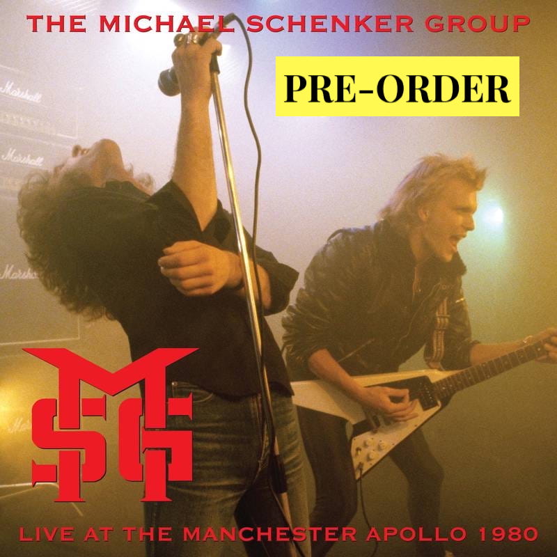 Michael Schenker Group – Live in Manchetser 2LP Red Vinyl