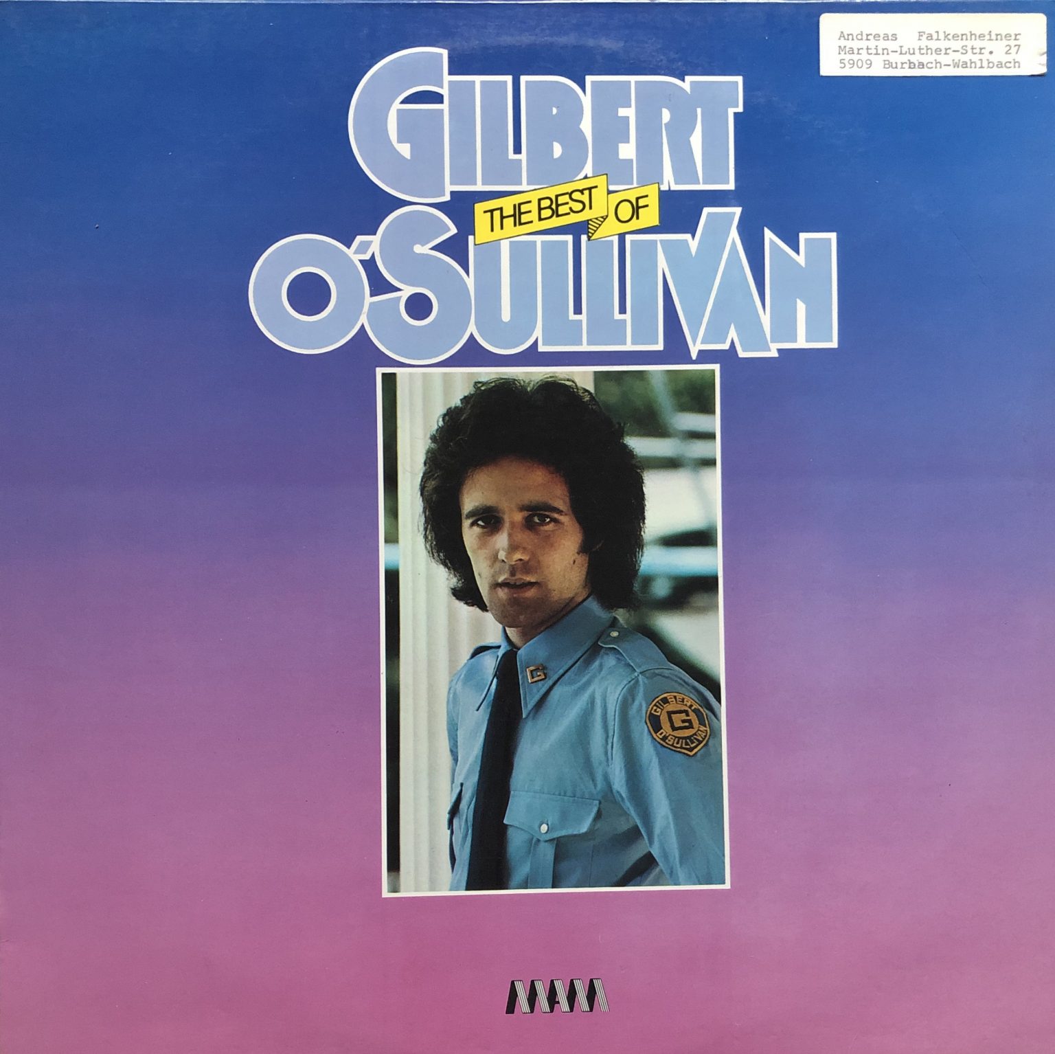Gilbert O’Sullivan – The Best Of LP