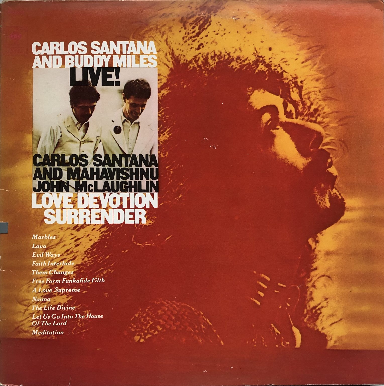 Carlos Santana And Buddy Miles – Carlos Santana & Buddy Miles! Live!