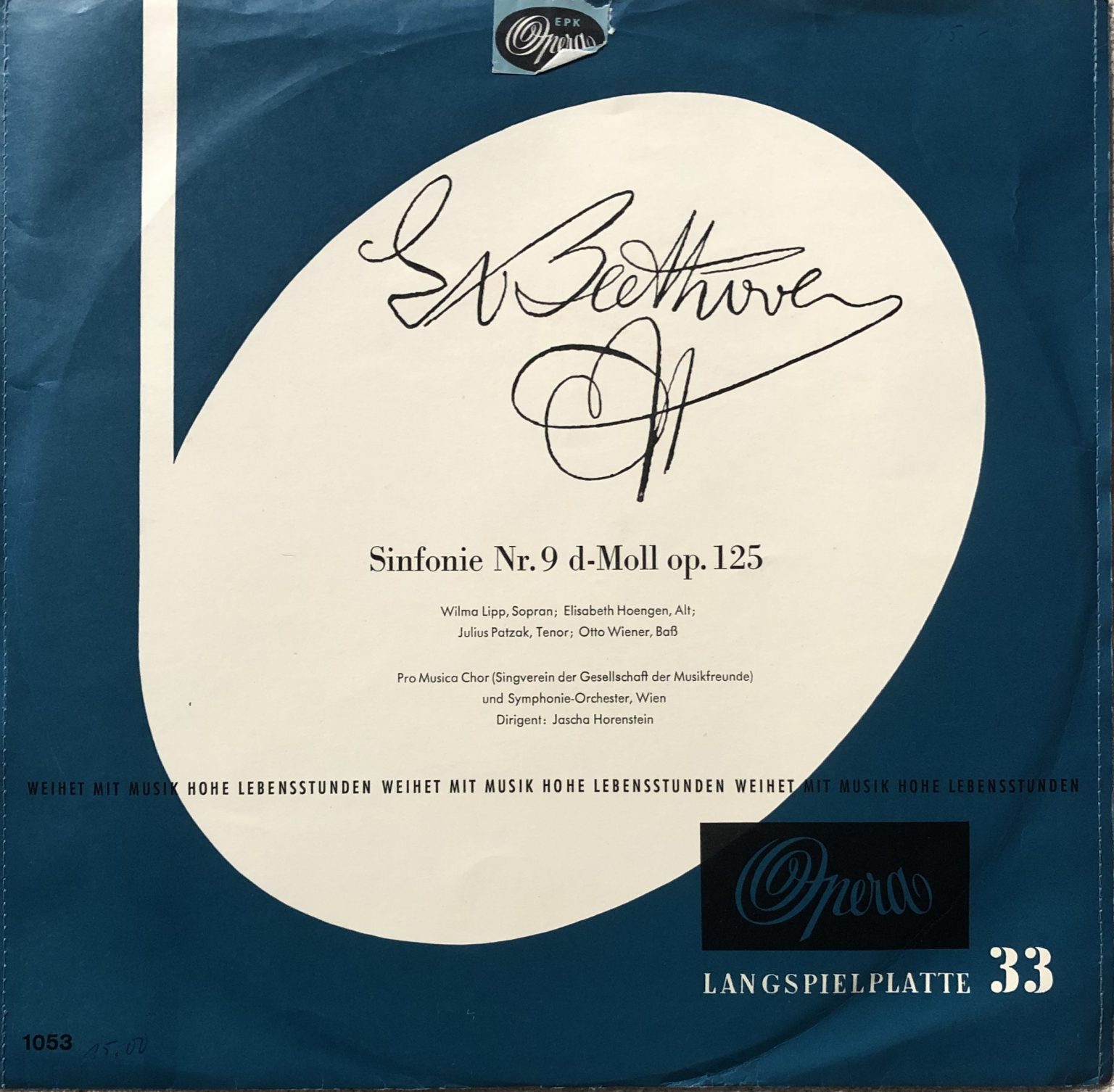 Ludwig van Beethoven – Sinfonie Nr. 9 D-Moll Op. 125 LP
