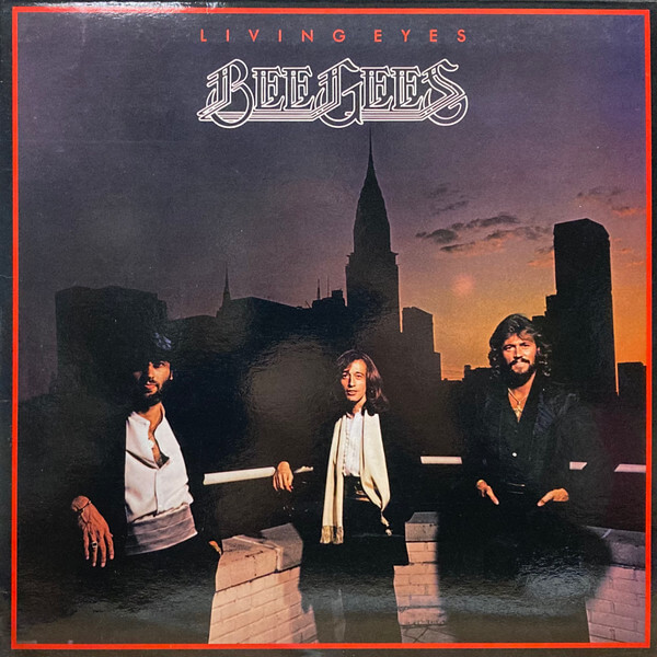 Okładka płyty winylowej artysty Bee Gees o tytule Living Eyes