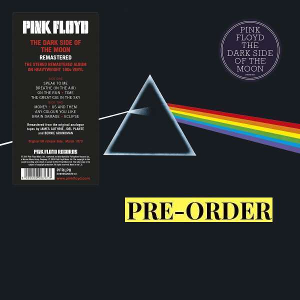 Pink Floyd: The Dark Side Of The Moon (remastered) (180g)