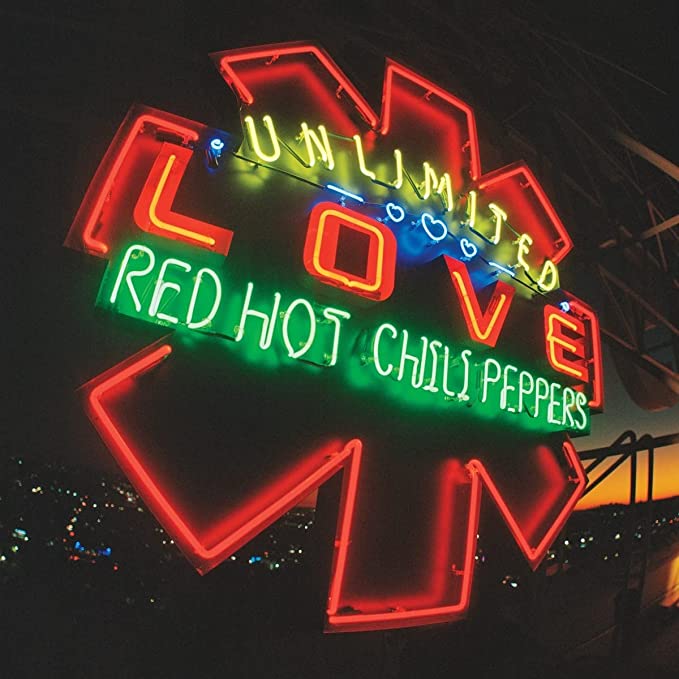 Okładka płyty winylowej artysty Red Hot Chili Peppers o tytul Unlimited Love