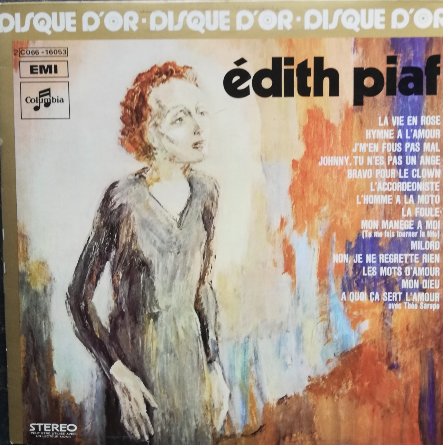 Edith Piaf – Le Disque d’Or D’Edith Piah