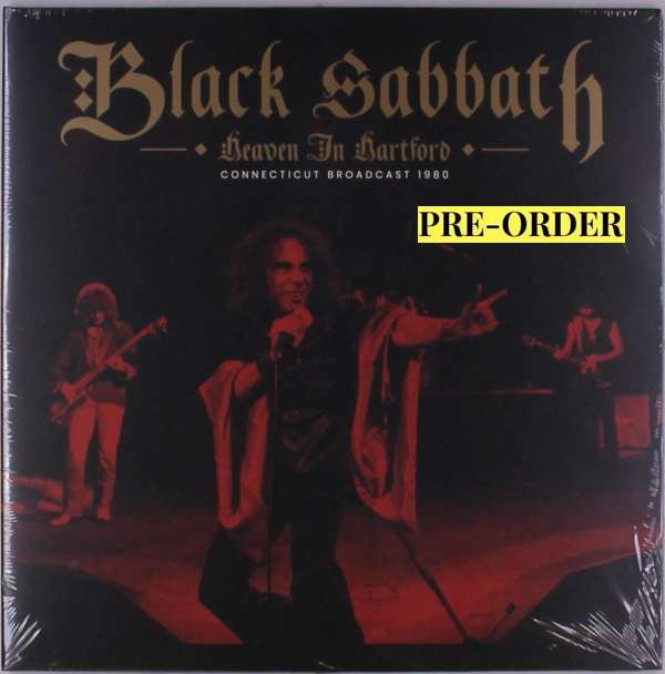 Black Sabbath – Heaven In Hartford – Connecticut Broadcast 1980 2LP