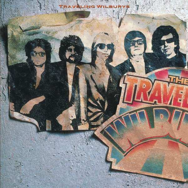 Okładka płyty winylowej artysty The Traveling Wilburys o tytule Traveling Wilburys Vol. 1