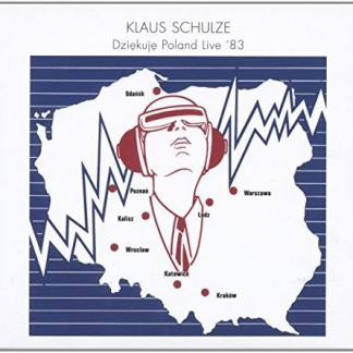 Okładka płyty winylowej artysty Klaus Schulze o tytule Dziekuje Poland