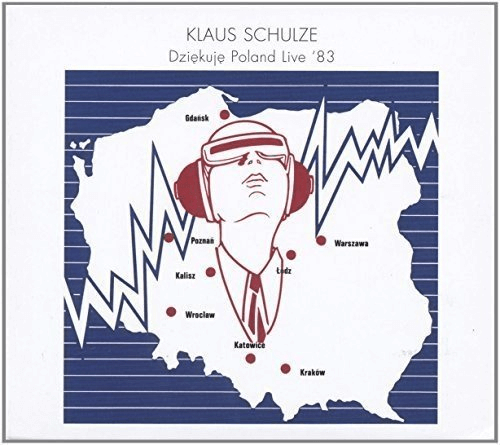Okładka płyty winylowej artysty Klaus Schulze o tytule Dziekuje Poland