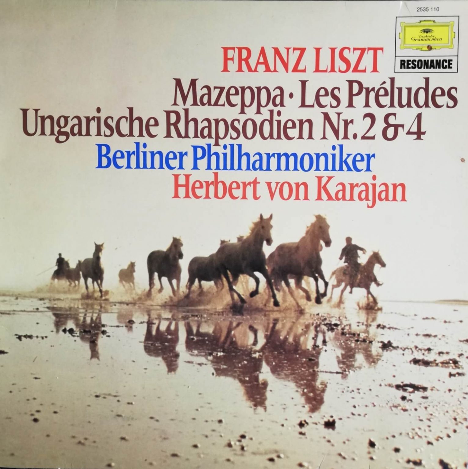 Franz Liszt – Berliner Philharmoniker – Herbert Von Karajan – Mazepa – Les Preludes – Ungarische Rhapsodien Nr.2 & 4 – LP