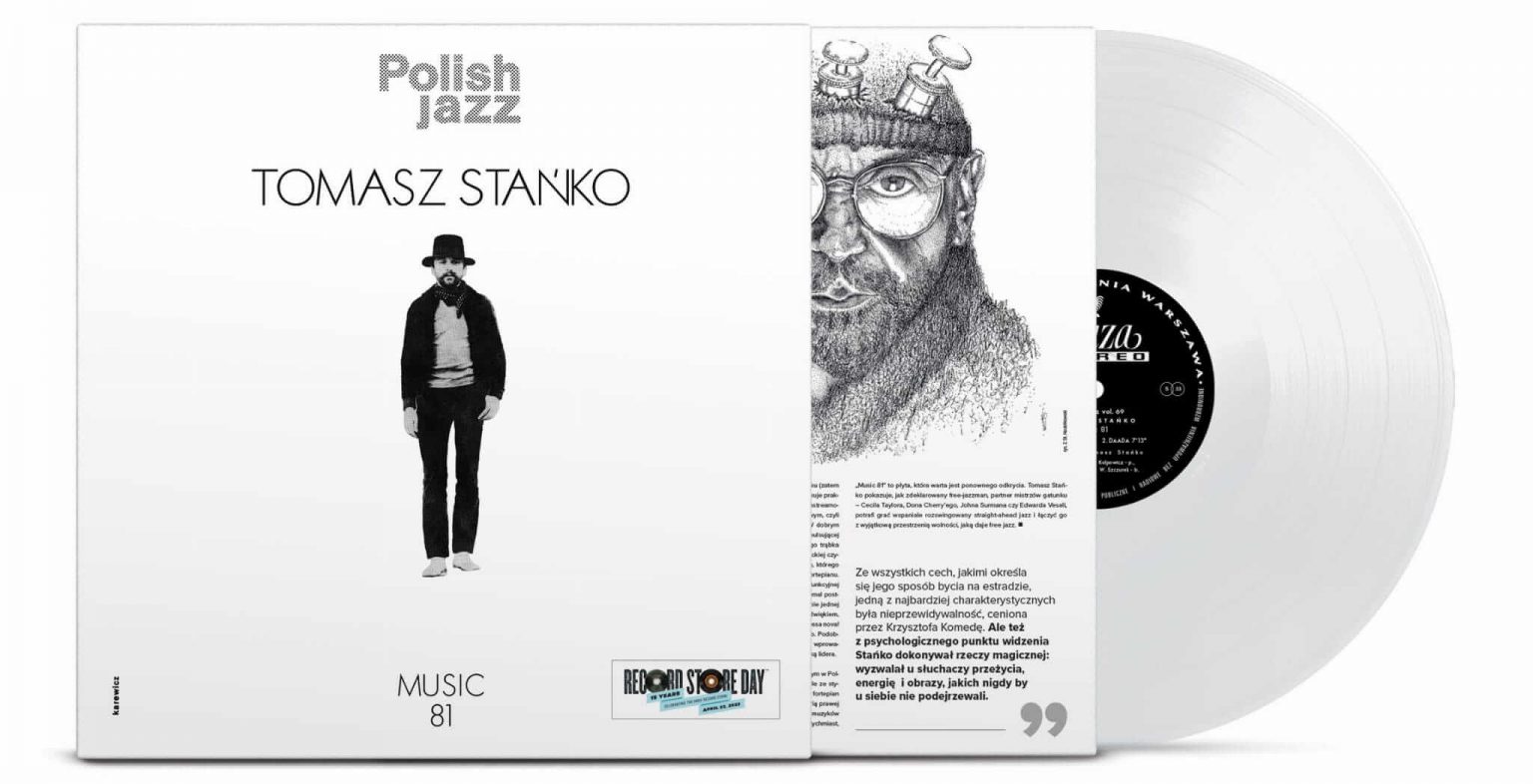 Okładka płyty winylowej artysty Tomasz Stańko o tytule Music 81
