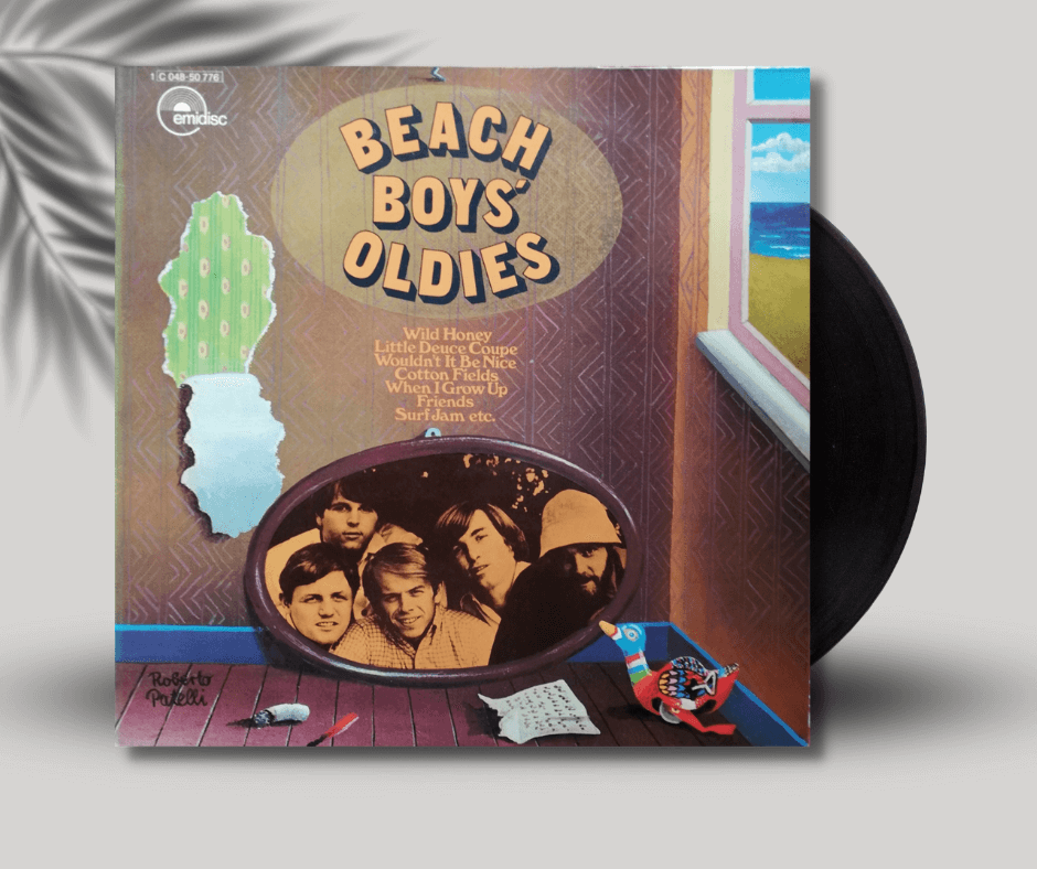 Okładka płyty winylowej artysty Beach Boys o tytule BEACH BOYS' OLDIES
