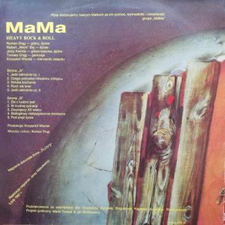 Okładka płyty winylowej artysty Mama o tytule Heavy Rock & Roll