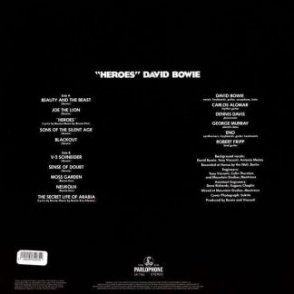 Okładka płyty winylowej artysty David Bowie o tytule Heroes