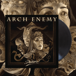 Okładka płyty winylowej artysty Arch Enemy o tytule Deceivers