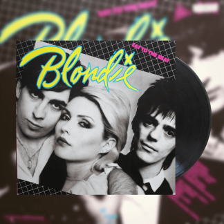 Okładka płyty winylowej artysty Blondie o tytule EAT TO THE BEAT