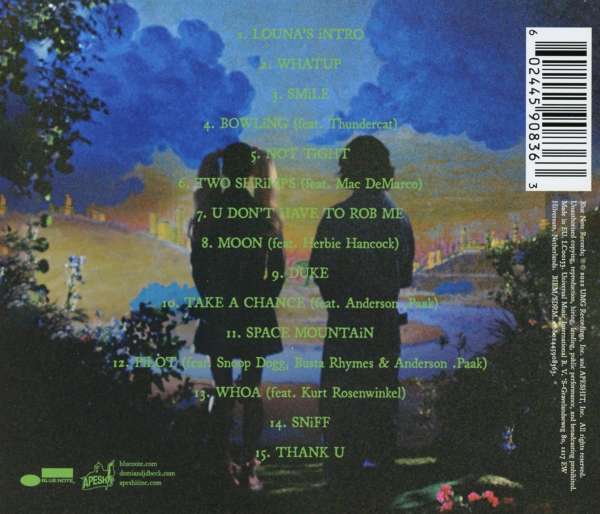 Okładka płyty CD artysty Domi & JD Beck o tytule Not Tight