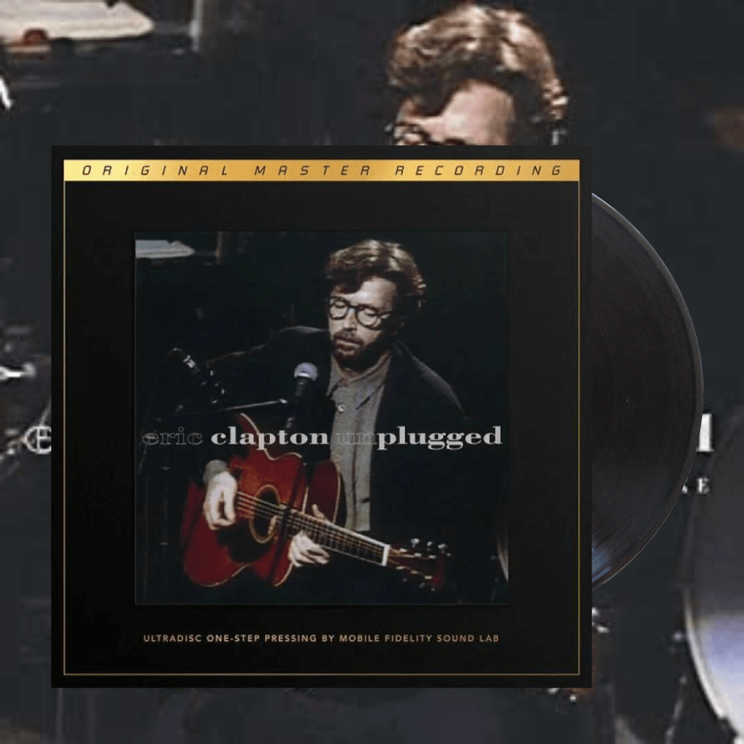 Okładka płyty winylowej artysty Eric Clapton o tytule Unplugged