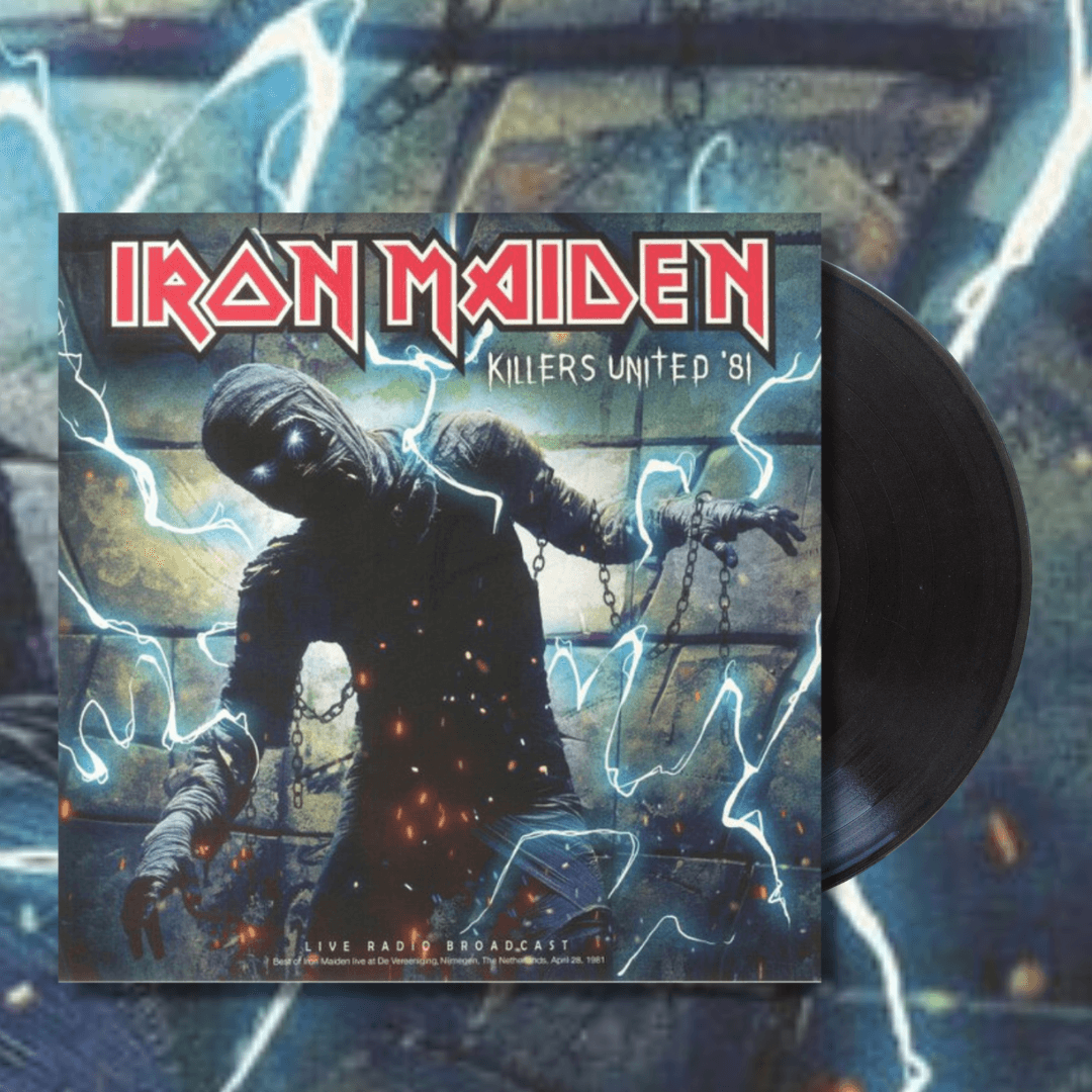 Okładka płyty winylowej artysty Iron Maiden o tytule Killers United '91