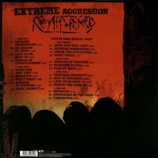 Okładka płyty winylowej artysty Kreator o tytule Extreme Agression 3LP