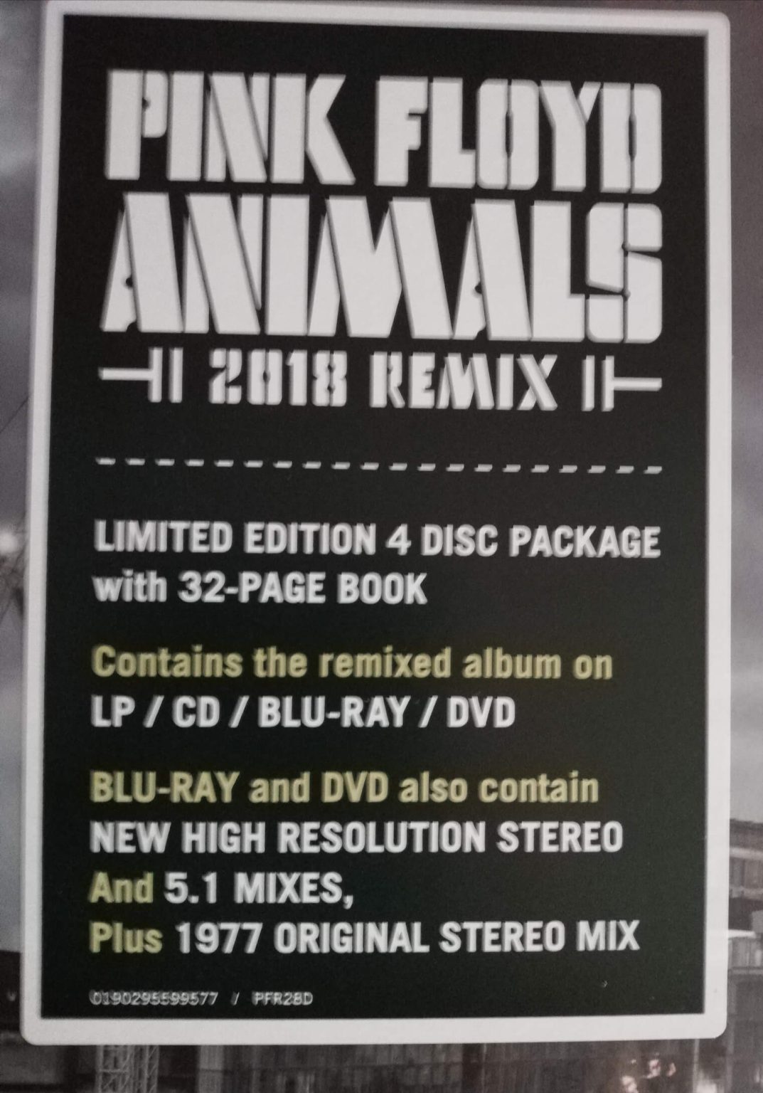 Okładka płyty winylowej artysty Pink Floyd o tytule Animals