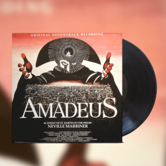 Okładka płyty winylowej artysty Neville Marriner o tytule Amadeus