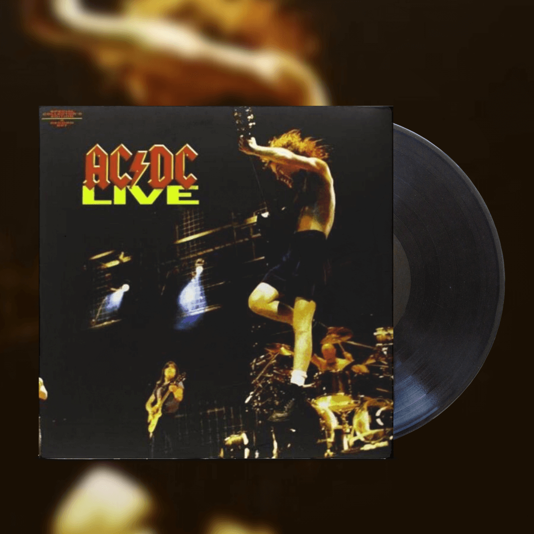 Okładka płyty winylowej artysty AC/DC o tytule Live