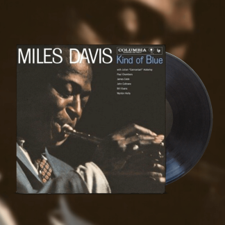 Okładka płyty winylowej artysty Miles Davis o tytule Kind of Blue