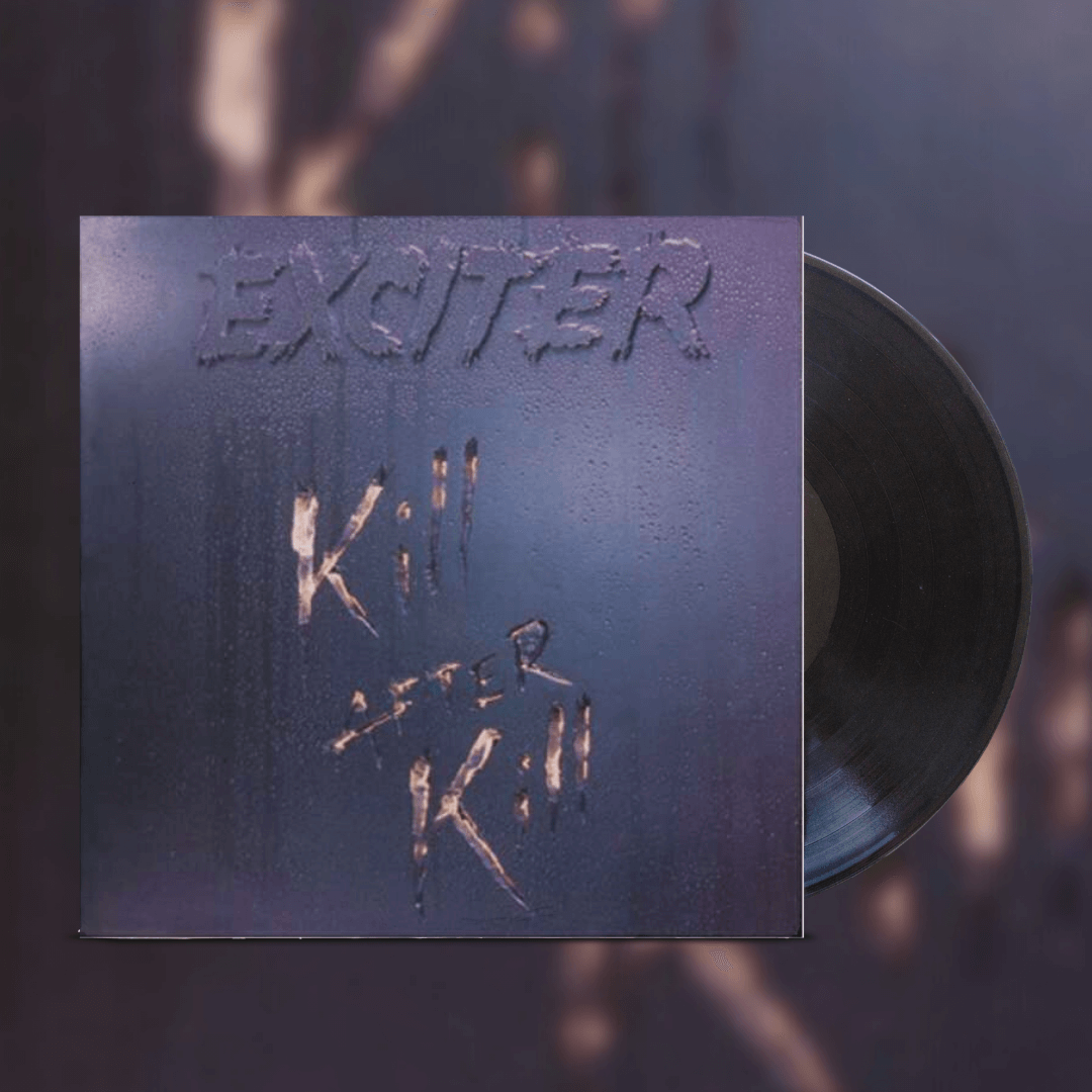 Okładka płyty winylowej artysty Exciter o tytule Kill after Kill