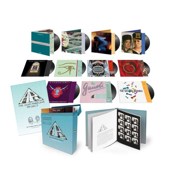 Okładka płyty winylowej artysty The Alan Parsons Project o tytule The Complete Album Collection
