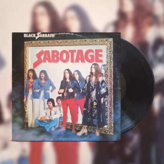 Okładka płyty winylowej artysty Black Sabbath o tytule Sabotage
