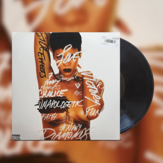 Okładka płyty winylowej artysty Rihanna o tytule Unapologetic