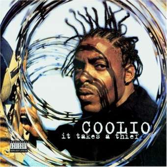 Okładka płyty winylowej artysty Coolio o tytule It Takes A Thief