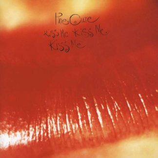 Okładka płyty winylowej artysty The Cure o tytule Kiss Me, Kiss Me, Kiss Me