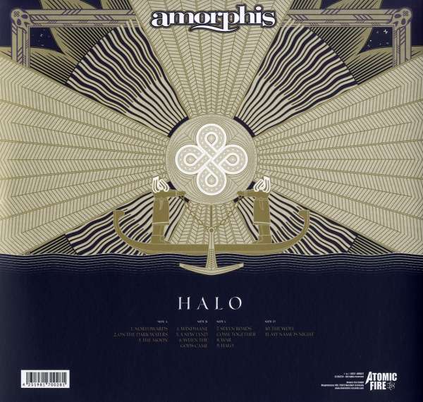 Okładka płyty winylowej artysty Amorphis o tytule Halo