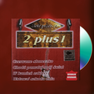 Okładka płyty CD artysty 2+1 o tytule Złote Przeboje
