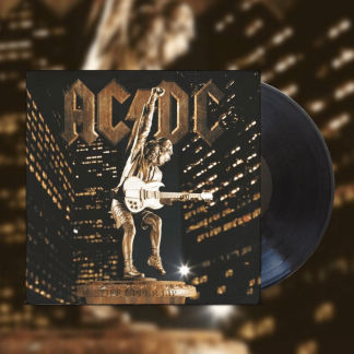 Okładka płyty winylowej artysty AC/DC o tytule Stiff Upper Lip