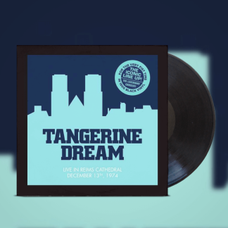 Okładka płyty winylowej artysty Tangerine Dream o tytule Live In Reims Cathedral