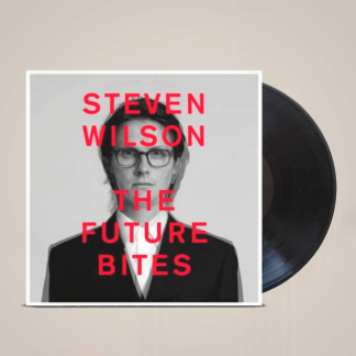 Okładka płyty winylowej artysty Steven Wilson o tytule The Future Bites