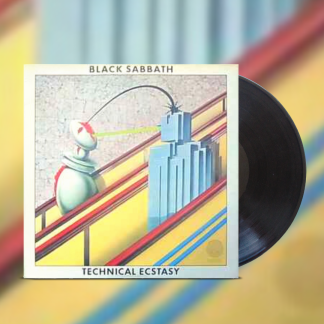Okładka płyty winylowej artysty Black Sabbath o tytule Technical Ecstasy