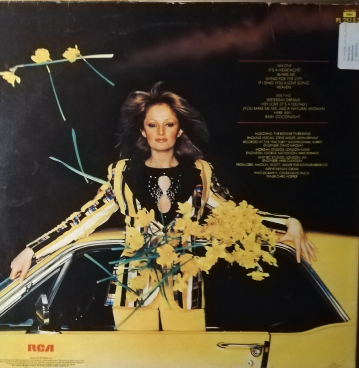 Okładka płyty winylowej artysty Bonnie Tyler o tytule Natural Force
