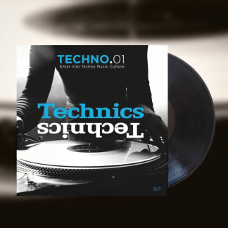 Okładka płyty winylowej artysty VA o tytule Technics TECHNO.01