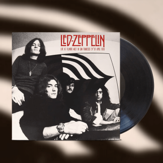 Okładka płyty winylowej artysty Led Zeppelin o tytule Live At Filmre East