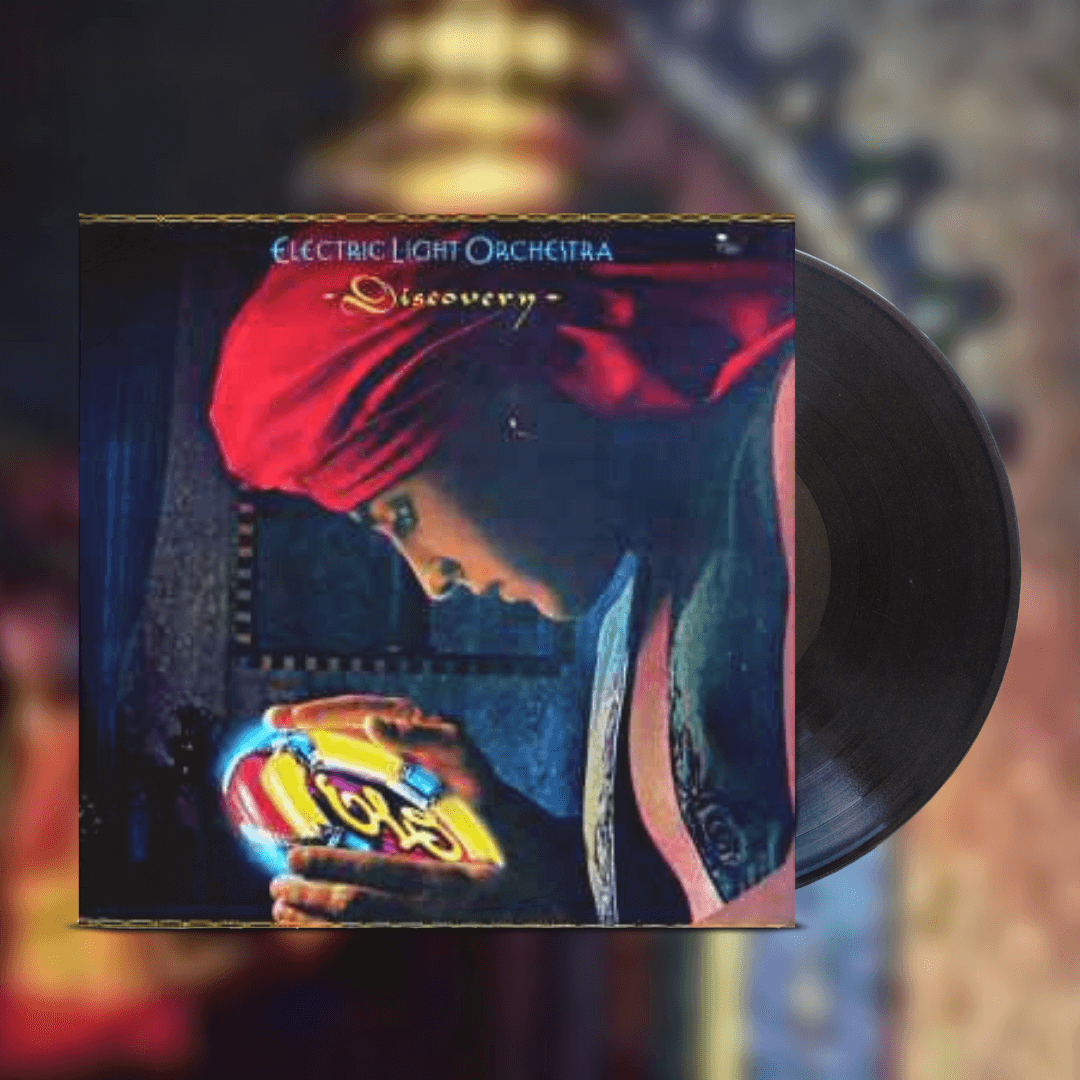 Okładka płyty winylowej artysty ELO o tytule Discovery