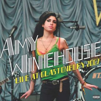 Okładka płyty winylowej artysty Amy Winehouse o tytule Live At Glastonbury